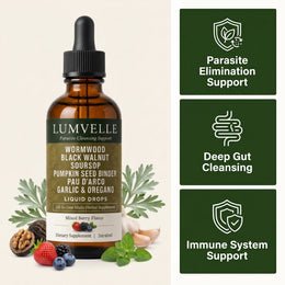 LUMVELLE Wild-Harvested Wormwood Herbal Drops